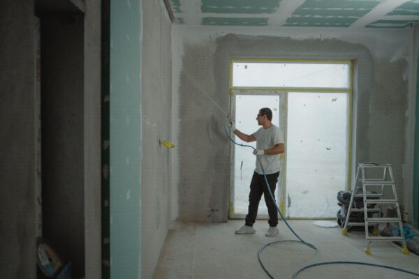 Difference between fitout and renovation showing interior construction setup