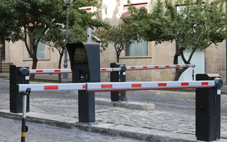 Automatic gate barrier installation in Abu Dhabi by RIEC